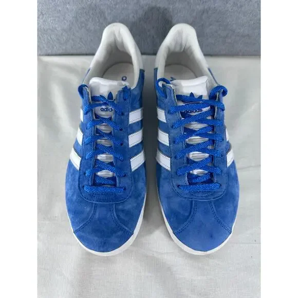 Adidas Gazelle 85 Men’s sz 9.5 Blue Bird Cloud White Mens Athletic Sneaker 2022